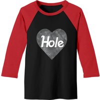 Hole Rock Band Black Heart Logo Baseball Tees