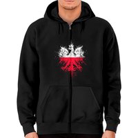 Polish Eagle Pride Zip Hoodies