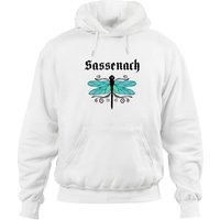 Sassenach Dragonfly Outlander Amber Blue Hoodie