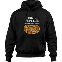 Gift For Vegans Vegetarians Vegan Potato Vegetable Pullover Hoodie