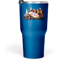 Las Vegas Famous Sign Strip Building Skyline Souvenir Gift Tumblers 30 Oz