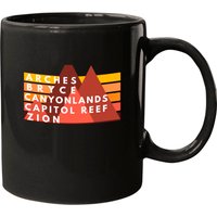 Utah National Parks Utah's Mighty Five Souvenir Nps Moab Pullover Mugs