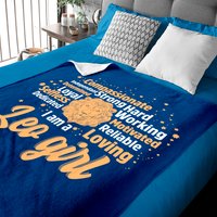 As A Leo Girl Birthday Astrology Zodiac Sign Leo Baby Blanket
