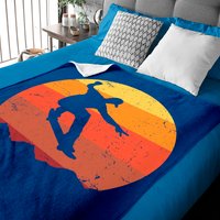 Skateboard Skateboarding Gift For Skateboarders Baby Blanket