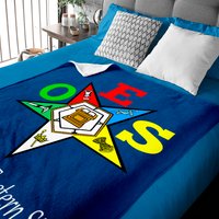Oes Order Of The Eastern Star Logo Symbol Baby Blanket