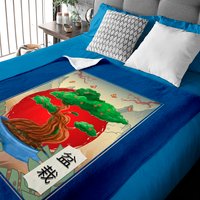 Bonsai Tree Buddhist Japanese Nature Butterfly Baby Blanket