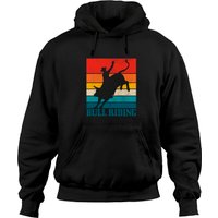 Vintage Bull Rider Gift Hoodie