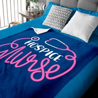 Hospice Nurse End Of Life Terminal Care Palliative Nursing Baby Blankets