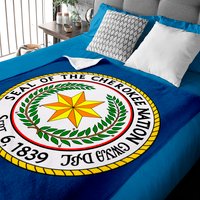 Seal Of The Cherokee Nation Cherokee Native American Pride Baby Blankets