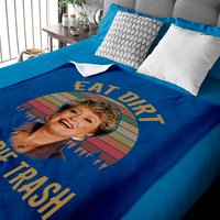 Eat Dirt Die Trash Golden Girls Baby Blankets
