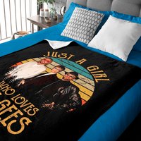 Just A Girl Who Loves Bee Gees Baby Blankets