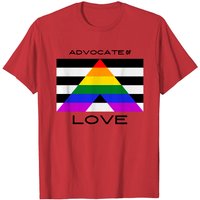 Pride Flag Advocate T Shirt