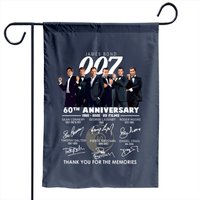 James Bond Anniversary Garden Flag