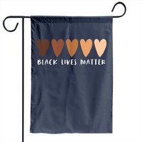Blm Black Lives Matter Heart Garden Flag