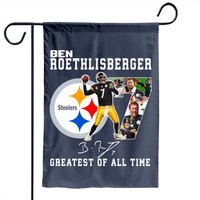 Ben Roethlisberger Greatest Of All Time Garden Flag