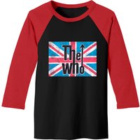 The Who Union Jack Logo Adult Baseball Tees