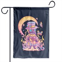 Pastel Goth Creepy Plague Doctor Kawaii Garden Flag