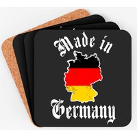 Made In Germany Flag Born Deutschland Coaster