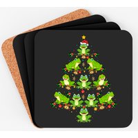 Frog Christmas Tree Gift Christmas Frog Coaster