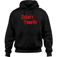 Satan's Favorite (in Red Letters) Hoodies