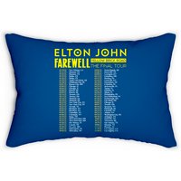 Elton John Farewell Tour 2022 Lumbar Pillows
