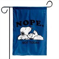 Snoopy Nope Not Today Garden Flags