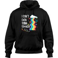 I Can't Even Think Straight Gay Pride Rainbow Lesbian Lgbtq Pullover Hoodie