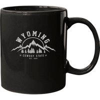Wyoming The Cowboy State Est. 1890 Vintage Mountains Mugs