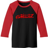 Gorillaz Distressed Grunge Text - Gorillaz - Baseball Tees