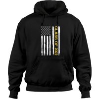 Senior Class Of 2022 Patriotic American Flag Graduation Gift Pullover Hoodie
