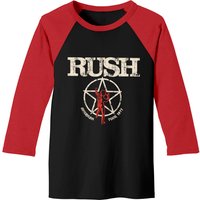 Rush Unisex Baseball Tees: American Tour 1977