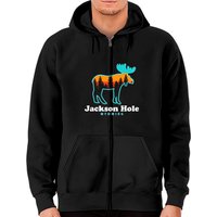 Jackson Hole Wyoming - Jackson Hole - Zip Hoodies