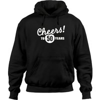 Cheers To 50 Years Birthday Pullover Hoodie