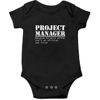 Funny Project Manager Title Gift For Managers Onesie