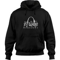 St. Louis Missouri Gateway Arch Graffiti Hooded Sweatshirt