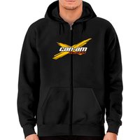 Can Am Logo Brp Atv Zip Hoodies