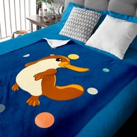 Cute Platypus Baby Blankets Platypus Gift Idea Men Women Kids