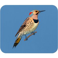 Yellow Shafted Northern Flicker Woodpecker Bird Lover Gift Mouse Pads