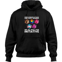 Inspirational We All Roll For Initiative Equal Hoodies
