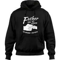 Father And Son Fist Bump Hoodies