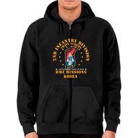 2nd Infantry Division - Imjin Scout -dmz Missions Zip Hoodies