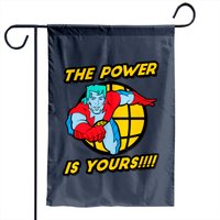 Captain Planet Flying - Captain Planet - Garden Flags