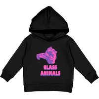 Glass Animals Purple Head And Logo Kids Pullover Hoodies