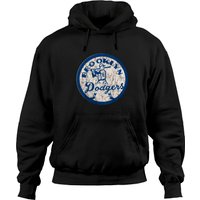 Vintage Brooklyn Baseball Logo Distressed - Brooklyn - Hoodies