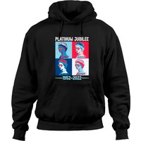 Platinum Jubilee Queen Elizabeth Hoodies, Jubilee Bank Holiday Hoodies