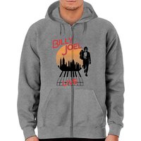 Billy Joel - Live In The City Zip Hoodies