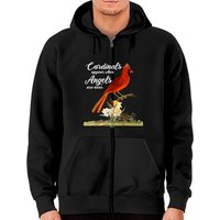 Cardinal Bird Appear When Angels Are Near Red Cardinal Wild Zip Hoodies