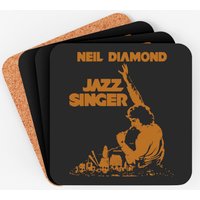 Neil Diamond Jazz Singer Vintage Coaster