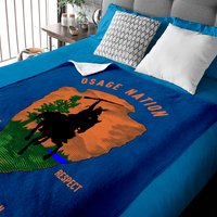 Osage Nation Tribe Native American Honor Respect Vintage Arrow - Osage Nation - Baby Blankets
