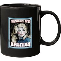 Pour Yourself A Cup Of Ambition - Dolly Parton Fan Art Vintage Mugs Essential Mugs